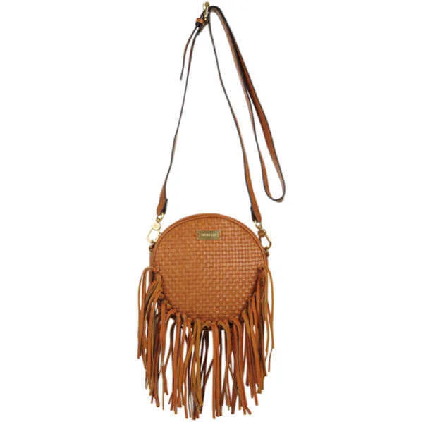 Fiorelli Portobello Fringed Cross Body Bag - Tan Image 1