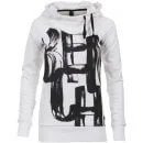 Bench Women's Tribeca Print Hoody - White - M - Blanc Image 1