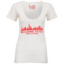 Local Celebrity Women's Welcome To NY Tee - Cream - L - Crème Image 1