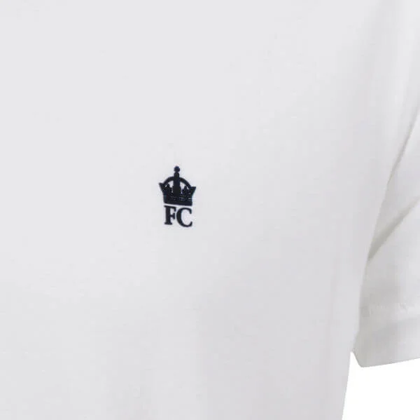 French Connection Men's Basic Sneezy V Neck T - Shirt - White - S - Blanc Image 1