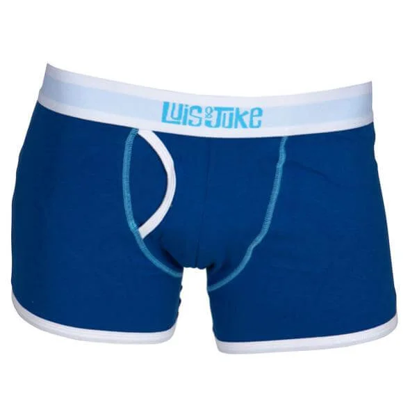 Luis & Juke Open- Fly Short Classic Blue - S - Bleu Image 1