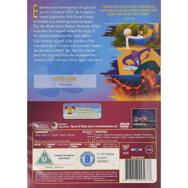 Fantasia 2000 Edition Platine