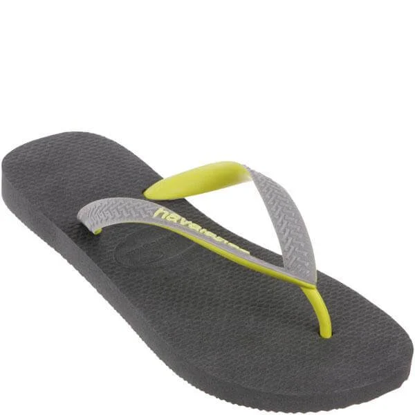 Havaianas Unisex Two Tone Strap Flip Flops - Grey - 1/2 - Gris Image 1