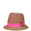 Braid contrast band Trilby - One Size - Multi Image 1