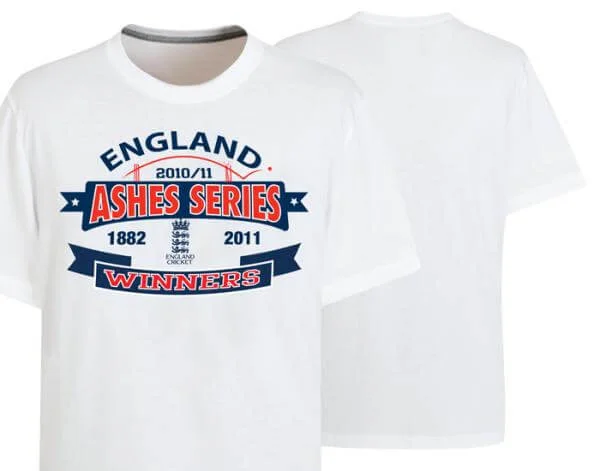 Ashes Winners T-Shirt - White - S - Blanc Image 1