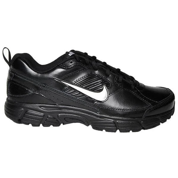 Nike Boys Dart 8 Lea Trainers - 5.5 - Black/Gold Image 1