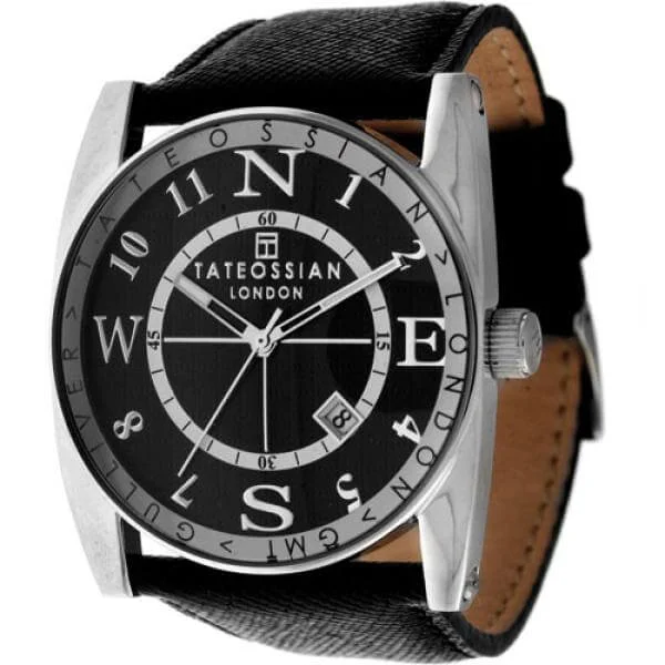 Tateossian Black Gulliver Sports Watch Image 1