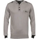 Henleys Helston Jumper - Grey Marl - M - Gris Chiné Image 1