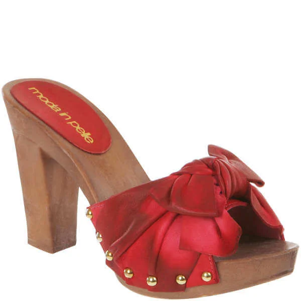 Moda In Pelle Women's Lancer Shoes - Red - 3 - Rouge Image 1