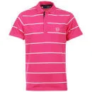 Men's Sergio Tacchini Foray Polo Shirt - Pink - S - Rose Image 1