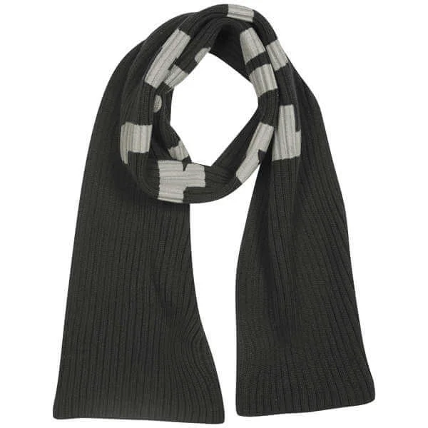 Firetrap Tac logo knitted scarf - One Size - Noir Image 1