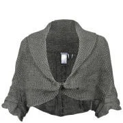 Firetrap Hugs shawl collar knit shrug - One Size - GreyMarl Image 1