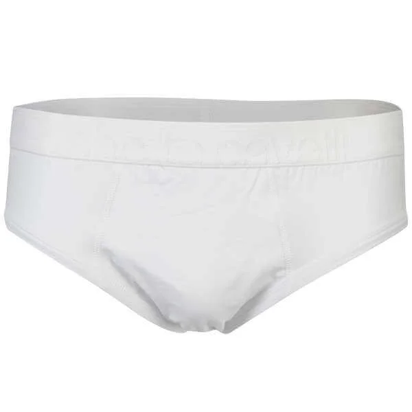 Roberto Cavalli Men's Underwear Brief - White - XS - Blanc Image 1