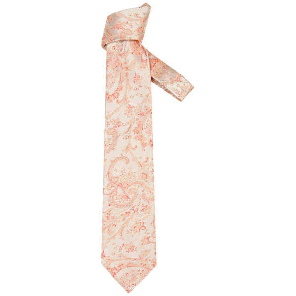 Hugo Boss Men's Tie Bt93 11095 - Apricot Image 1