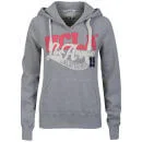 UCLA Women's Moreno Applique Hooded Sweatshirt - Grey Marl - S - Gris Image 1