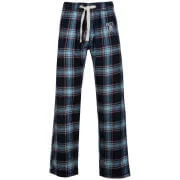UCLA Men's Rays Flannel Lounge Pant - Peacoat Check - S - Bleu Image 1