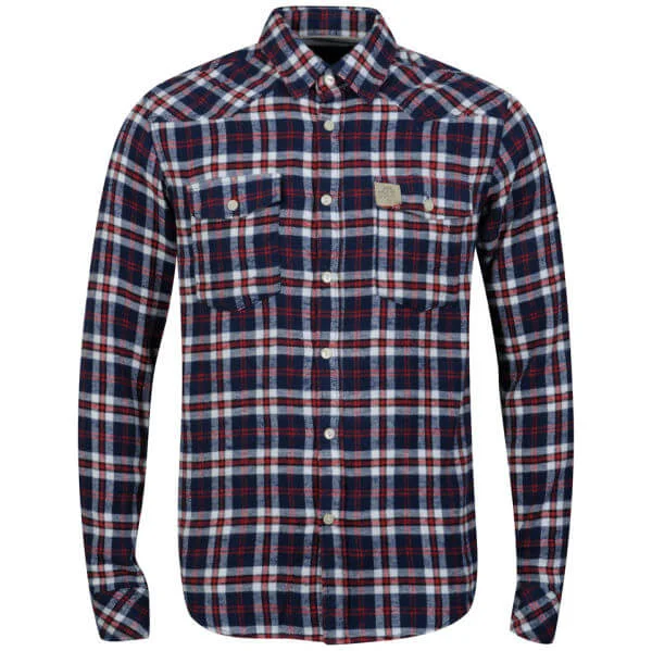 Jack & Jones Vintage Men's Jacob Check Shirt - Blue Multi - S - Bleu Image 1