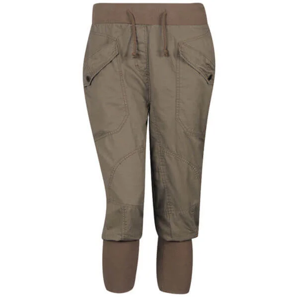 Firetrap Women's Sandhurst Cuffed Cargo - Olive - 26 reg Image 1