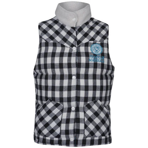 Franklin and Marshall Women's Reversible Gilet - Peacock - 6 - Bleu Image 1