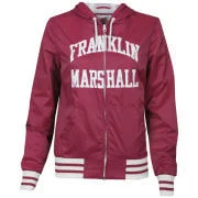Franklin and Marshall Women's Zip Thru Windcheater - Ikat - XS - Rouge Image 1