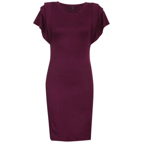 Full Circle Women's Valentina Jersey Dress - Mulled Wine - 8 - Rouge Image 1