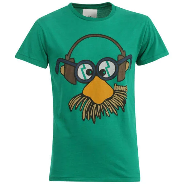 Humor Men's Jakato Face Print T-Shirt - Green - S - Vert Citron Image 1