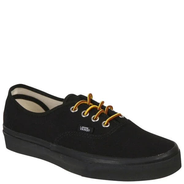 Vans Authentic 10oz Canvas Trainer - Black - 4 - Noir Image 1