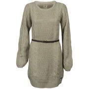 Pepe Women's Harrison Cable Knit Dress - Cream Lace - XS - Crème Image 1