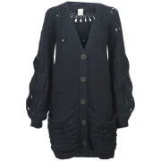 VILA Women's Fonerina Boyfriend Cardigan - Marine Blue - XS - Bleu Image 1