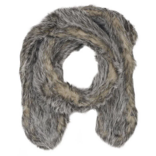 Bench Feo fur scarf - One Size - steel grey Image 1