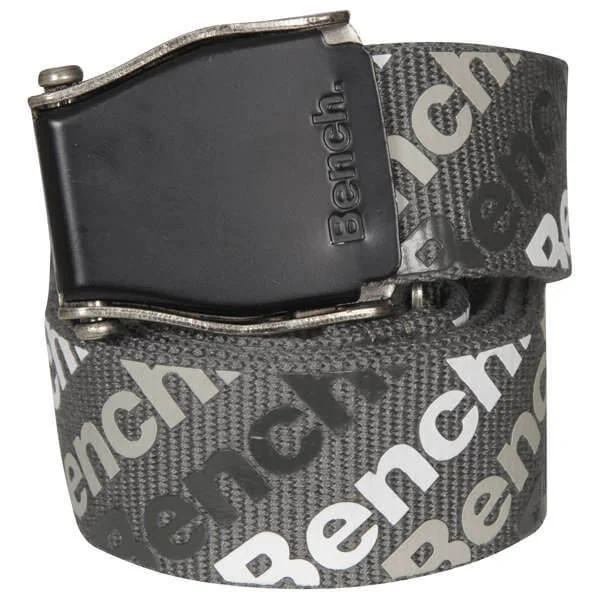 Bench Men's Eckhard webbing canvas belt - One Size - castlerock grey Image 1
