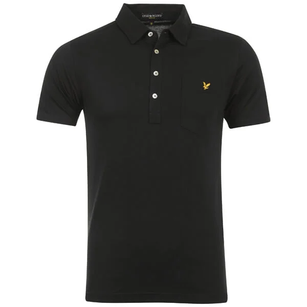 Lyle & Scott Men's Vintage SS Polo Shirt - Black - S - Noir Image 1