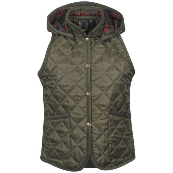 Lavenham Women's Mickfield Gilet - Spruce/Red Plaid - 8 - Vert Citron Image 1