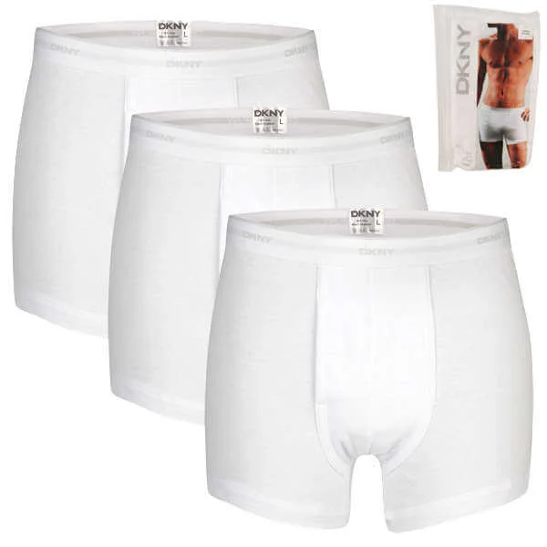 DKNY 3-Pack Boxers - White - S - Blanc Image 1