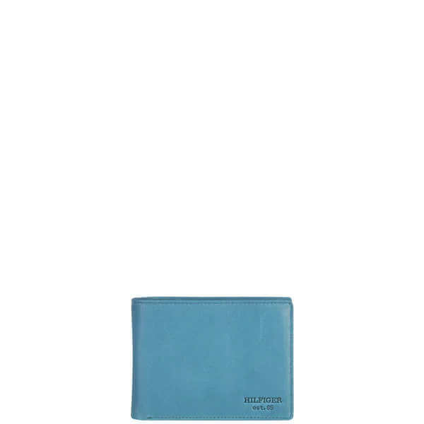 Tommy Hilfiger Men's Wallet with Coin Pocket - Turquoise Image 1
