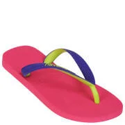 Havaianas Unisex Top Mix Flip Flops - Pop Rose - 1/2 - Pop Rose Image 1