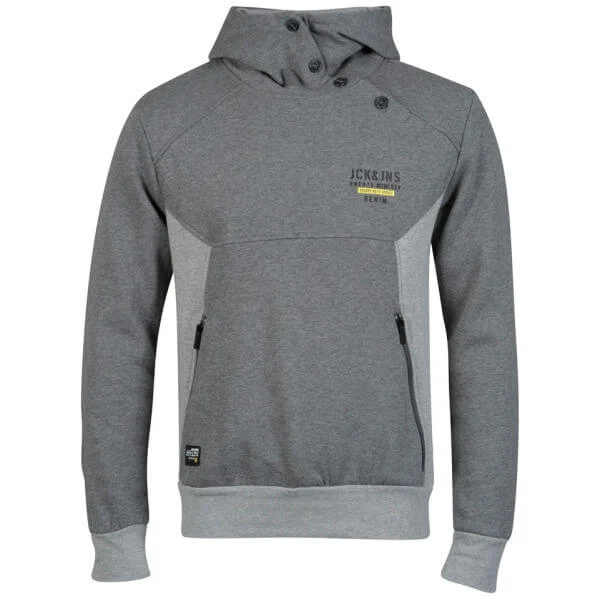 Jack & Jones Men's Laborc Sweatshirt - Grey Marl - S - Gris Chiné Image 1
