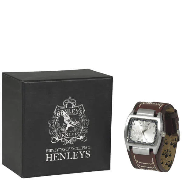 Henleys Clas4 Watch - Brown Image 1