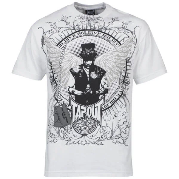 TapouT Men's We Still Believe T-Shirt - White - S - Blanc Image 1