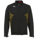 Puma Men's Full Zip Track Jacket - Black/Beige - S - Black/Beige Image 1