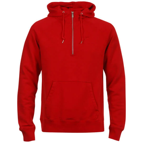 Nike Men's AW77 Half-Zip Hoody - Red - S - Rouge Image 1