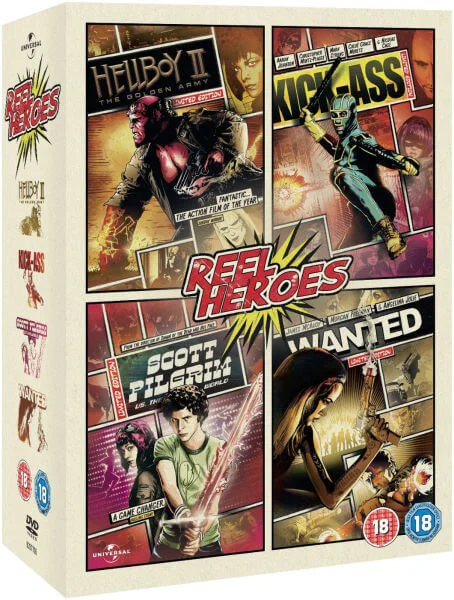 Wanted / Kick-Ass / Scott Pilgrim Vs. The World / Hellboy 2 Image 1