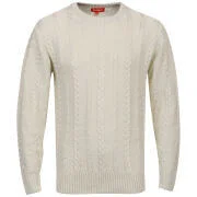 Kickers Men's Isle Cable Knit - Vapour - S Image 1