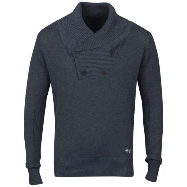 Crosshatch Men's Nareso Jumper - Navy Marl - S - Navy Marl Image 1