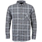 Brave Soul Men's Bate Long Sleeve Shirt - Black - S - Noir Image 1