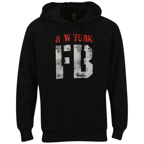FUBU Men's New York FB Hoody - Black - S - Noir Image 1