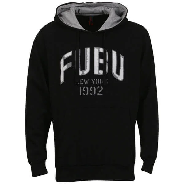 FUBU Men's 1992 New York Hoody - Black - S - Noir Image 1