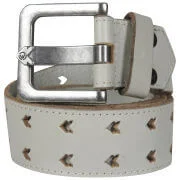 Duck and Cover Men's Chevron Buckle Belt - M - Gris Image 1