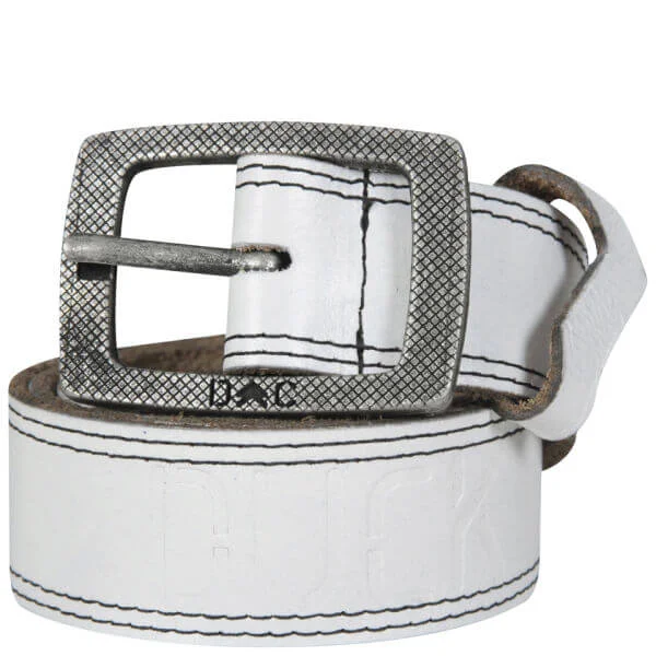 Duck and Cover Men's Embossed Belt - M - Blanc Image 1