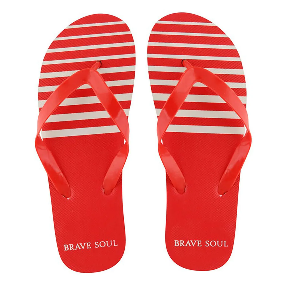 Tongs Homme Brave Soul Coast - Rouges - 6/7 Image 1